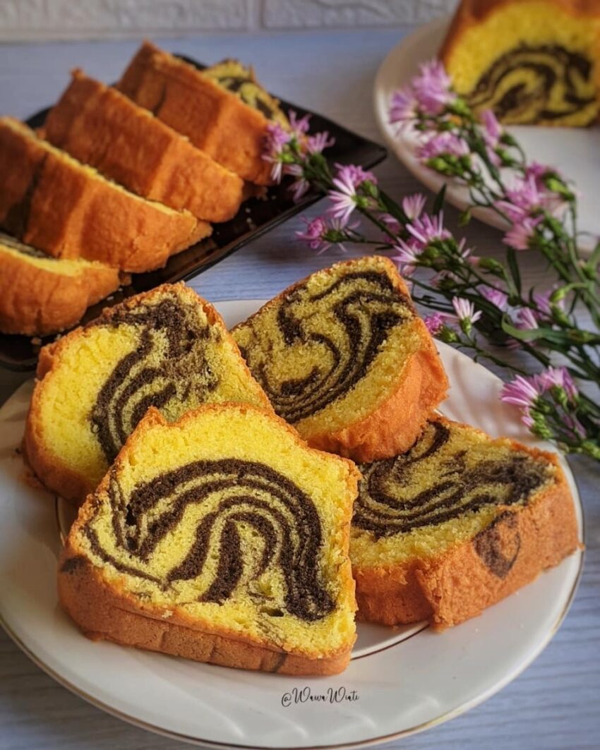 Resep Bolu Marmer Cake Lembut