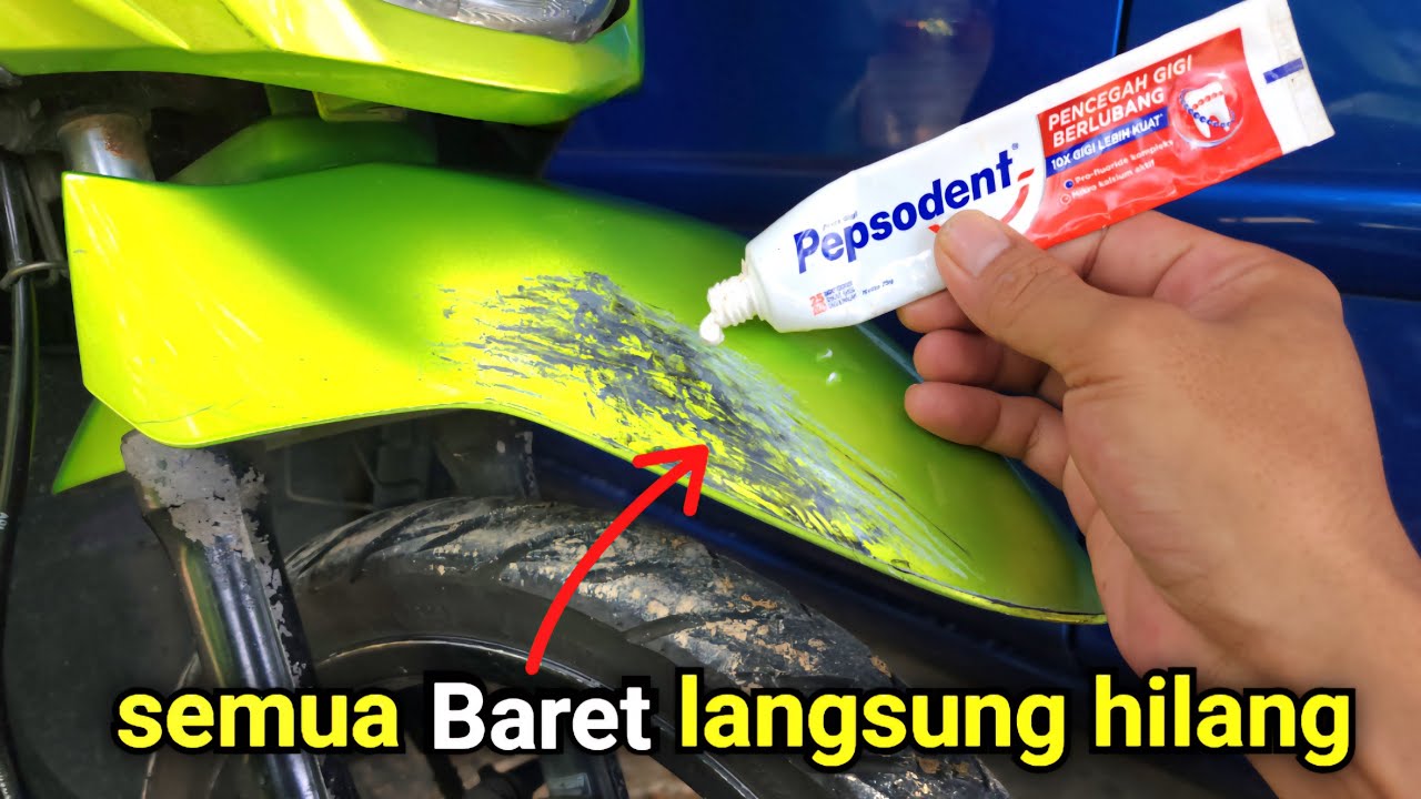 Cara Menghilangkan Baret di Motor dengan mudah