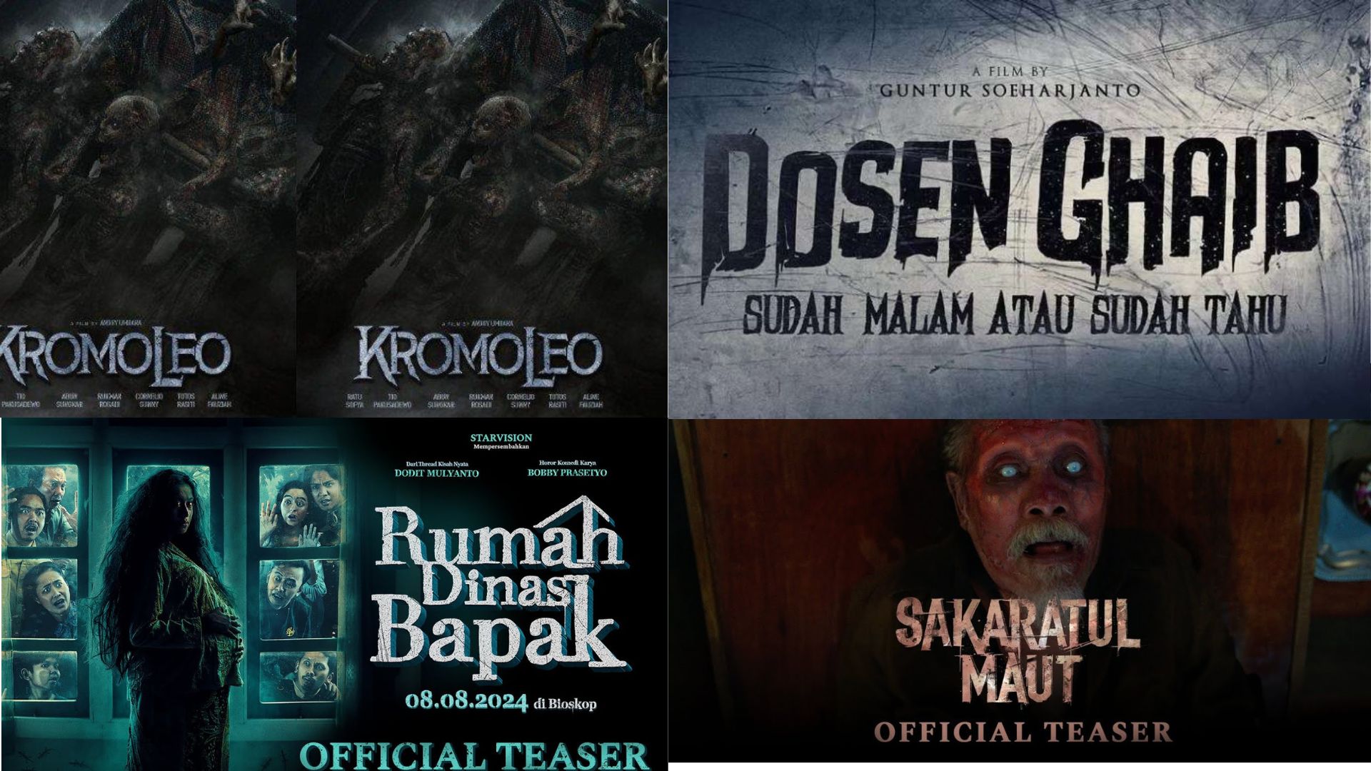 Deretan Film Horor Indonesia Tayang Bulan Agustus 2024, Ada Sakaratul Maut!