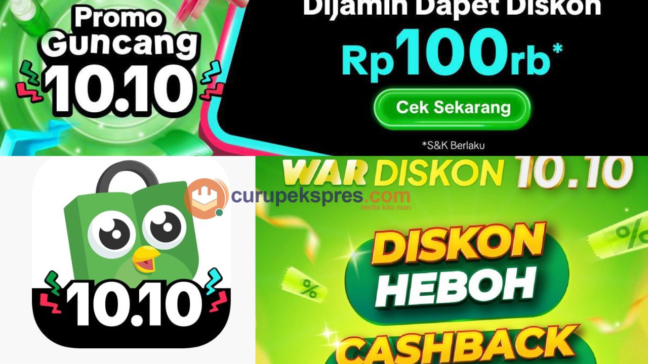 Promo Guncang 10.10 Tokopedia Tawarkan Diskon dan Cashback Menarik