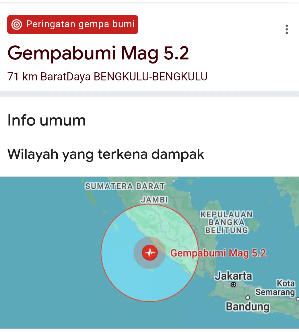 Gempa Megathrust Semakin Menghantui, Berikut Saran Untuk Persiapan Saat Terjadi Gempa !