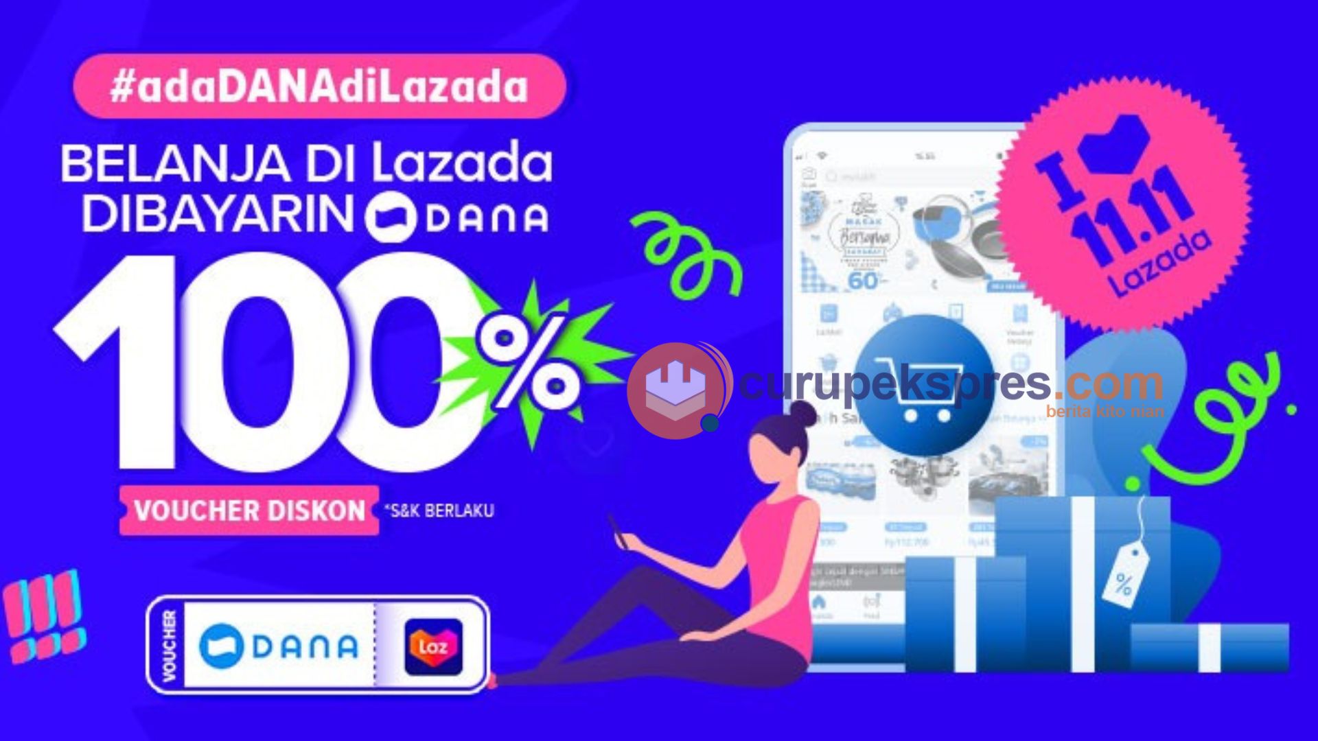 Cara Mendapatkan Diskon Lazada Dibayarin Dana Diskon 100%