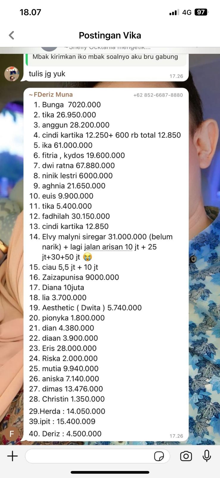 Soal Selebgram Curup Viral Arisan Bodong, Kepolisian Belum Ada Yang Lapor 