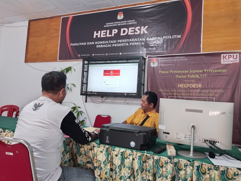 Layanan Help Desk KPU RL, 3 Warga Lapor 