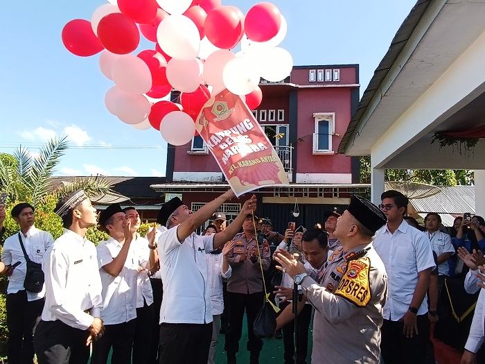 Bupati Bersama Kapolres Launching Kampung Bebas Narkoba
