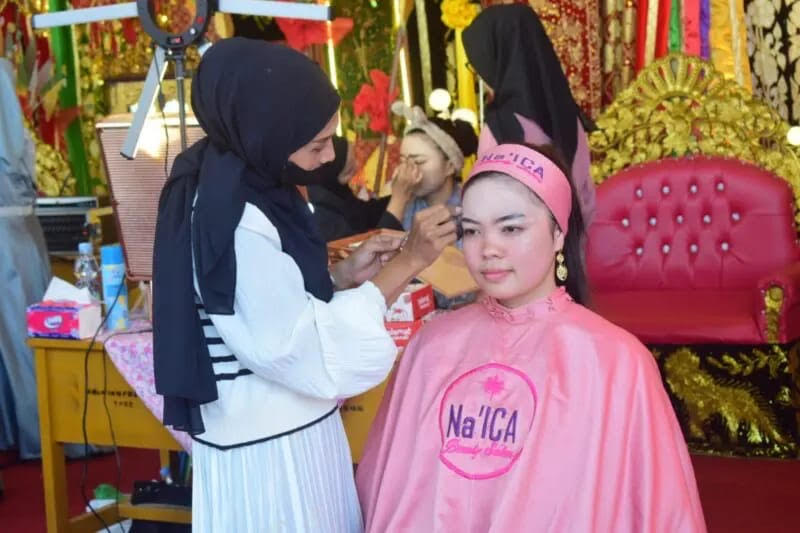 6 Peserta Perebutkan Piala Lomba Merias Pengantin di HUT Kota Curup