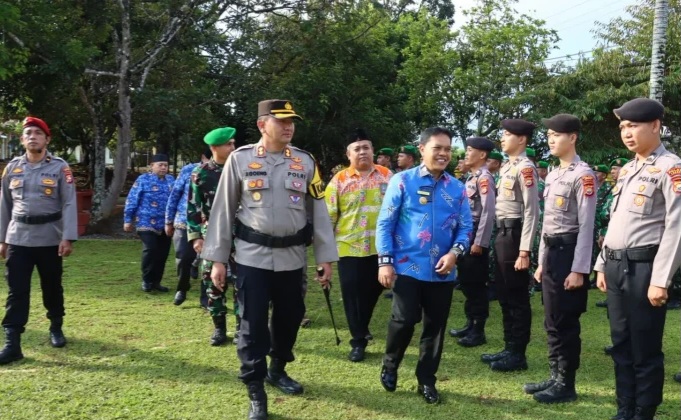 Jelang Idulfitri 1447 H, Polres Lebong Gelar Apel Pasukan Operasi Ketupat Nala 2026