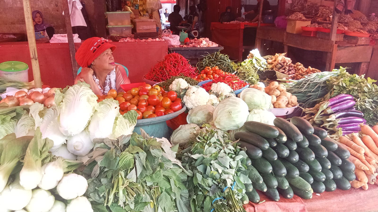 Harga Cabai Eceran di Pasar Atas Curup Turun, Segini Harganya