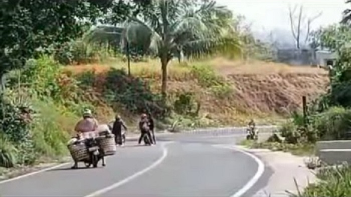 Viral Video Begal di Jalan Lintas Curup-Lubuklinggau