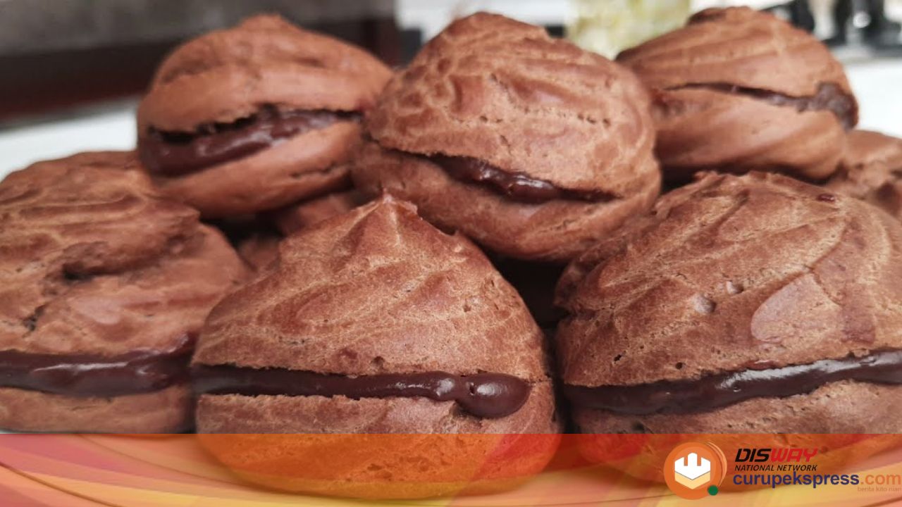 Resep Kue Soes Coklat Lumer dan Manis