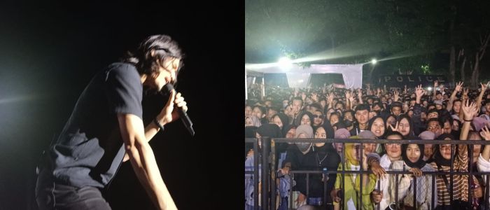 Potret Keseruan Warga Curup Padati Konser Virza