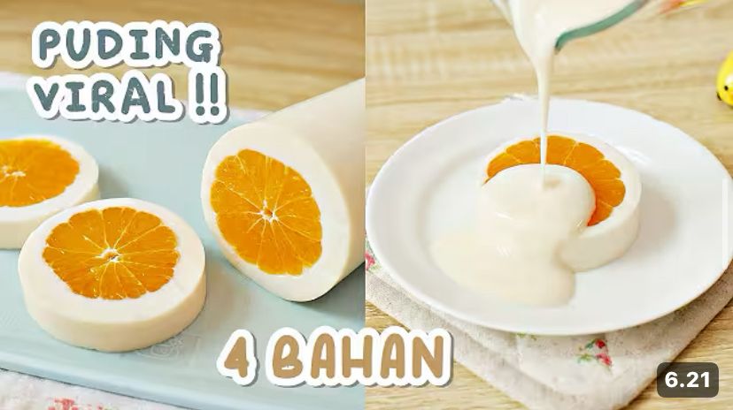 Ini Resep Puding Jeruk Viral, Segar dan Enak!