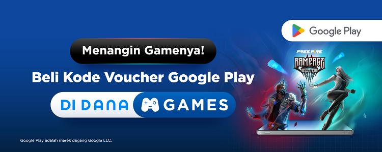 Free Fire Rampage, Beli Kode Voucher Google Play di DANA Games