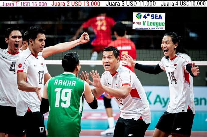 Tim Voli Indonesia Dihajar Thailand 1-3