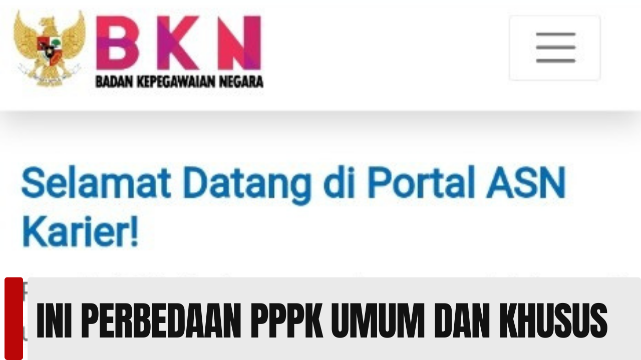 Jangan Salah, Ini Perbedaan PPPK Formasi Umum dan Formasi Khusus