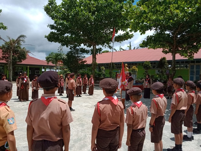 Kwarran Sindang Dataran Belum Dilantik, Pramuka SDN 132 RL Belum Miliki Nomor Gudep