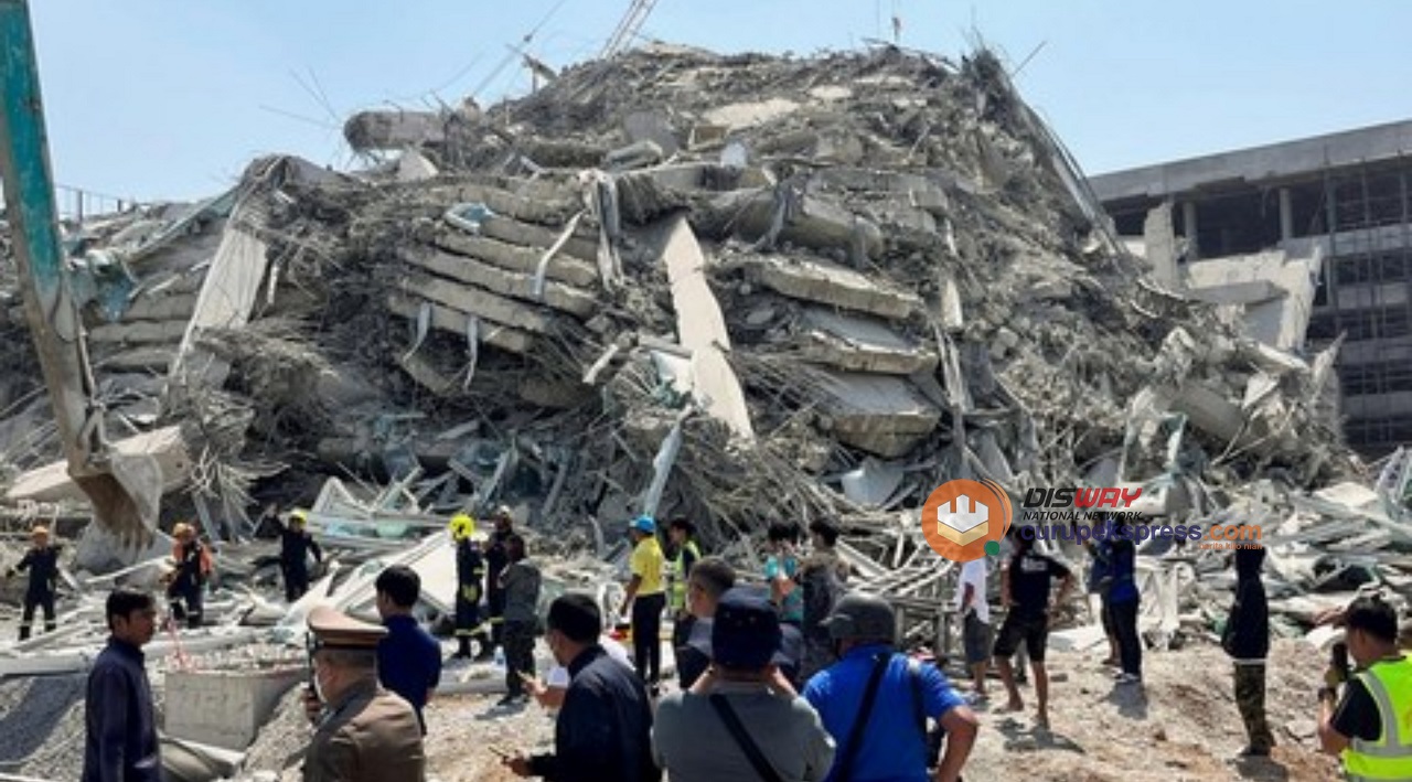 Gempa Dahsyat! Dengan Kekuatan Magnitudo 7,7 Guncang Menimpa Myanmar Dan Thailand, Ratusan Korban Diduga Tewas