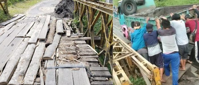 Rusak Parah, Kondisi Jembatan di Suro Bali Dikeluhkan Warga