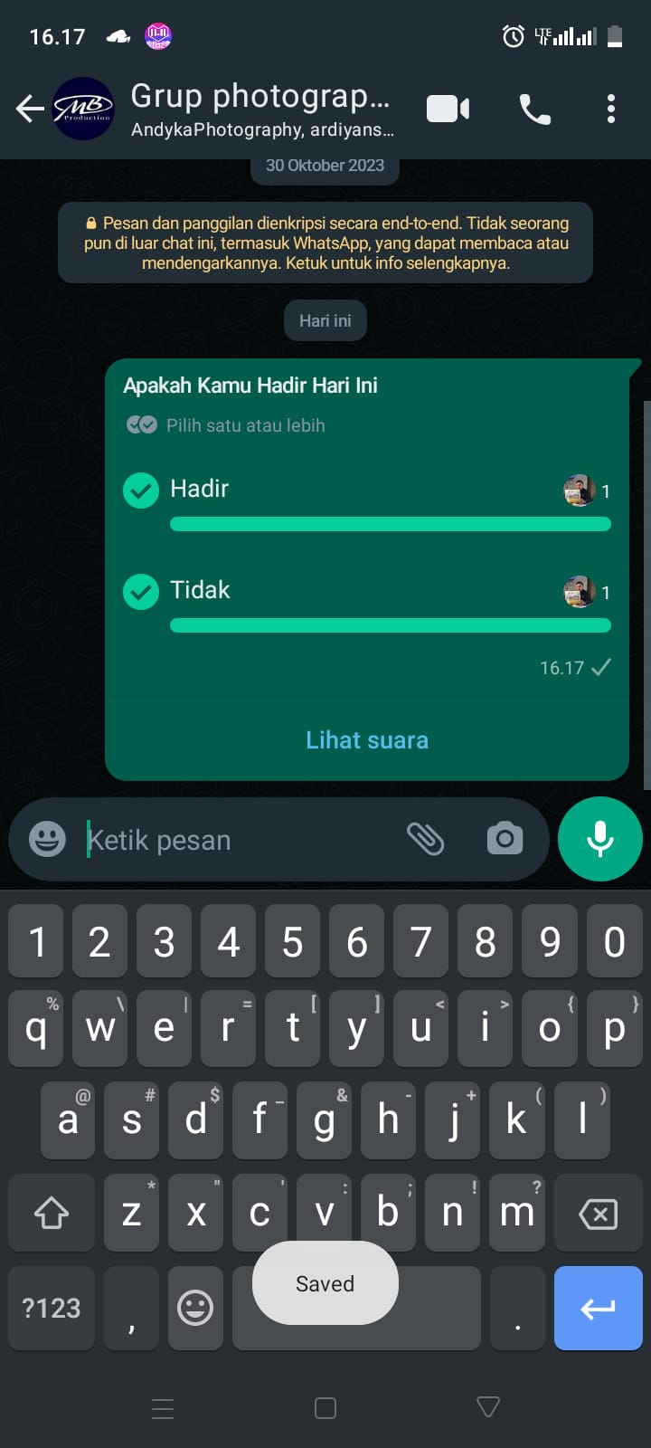  Tips Buat Absensi dan Polling di Grup WhatsApp