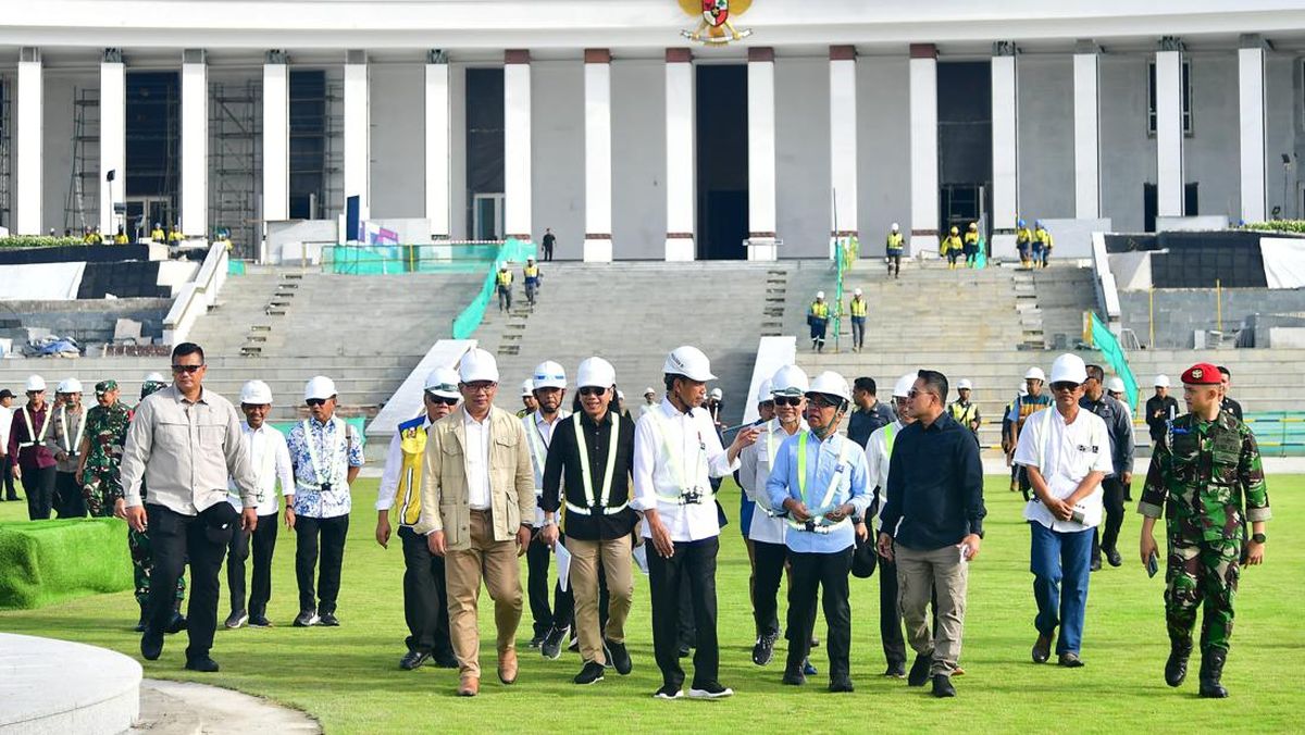 Persiapan Ibu Kota Negara (IKN) Jelang Upacara 17 Agustus 2024