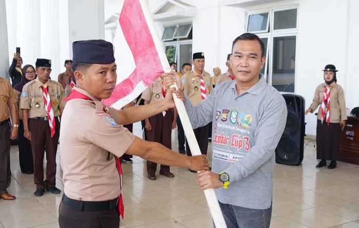 Wabup Lepas 38 Kontingan Pramuka ke Rainas XII