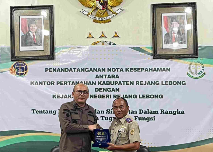 Kantah ATR/BPN Rejang Lebong Teken MoU Bersama Kejari, Bahas Soal Ini