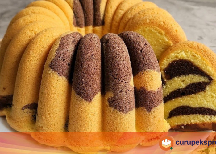 Resep Chiffon Marmer Cake Cocok untuk Buah Tangan 