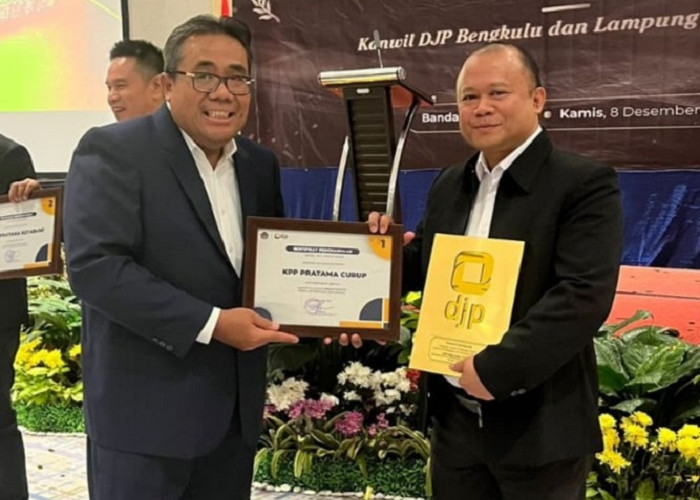 KPP Pratama Curup Raih Penghargaan KPT, Se-Kanwil dan Lampung