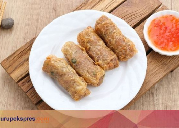 Resep Cemilan Teman Ngopi : Lumpia Kulit Tahu