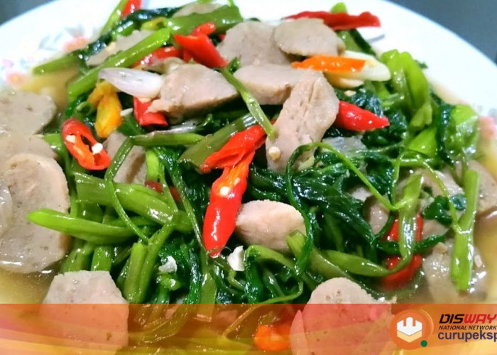 Resep Menu Masakan Ala Rumahan : Tumis Kangkung Bakso