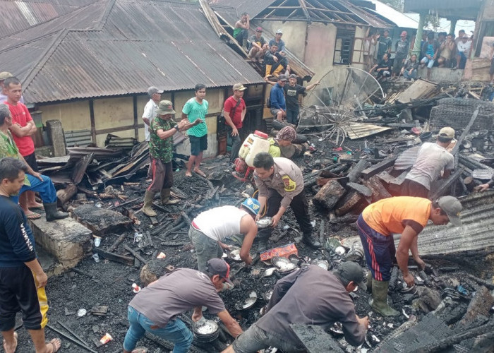 Kebakaran di Mubai,  2 Unit Rumah Rata dengan Tanah