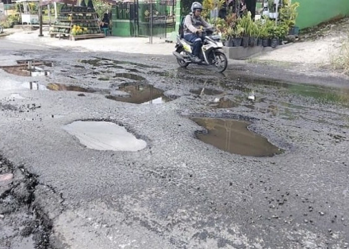 Warga keluhkan Jalan Lintas Suro Lembak Rusak Parah