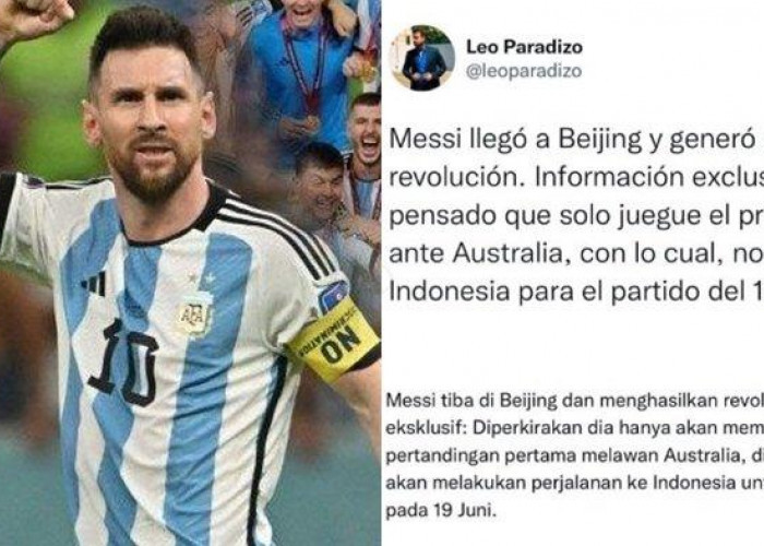 Messi Batal ke Indonesia, Ini Ciutan Jurnalis Argentina