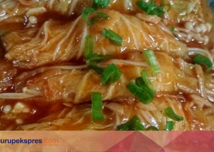 Resep Enoki Gulung Sawi Putih Ala Korean