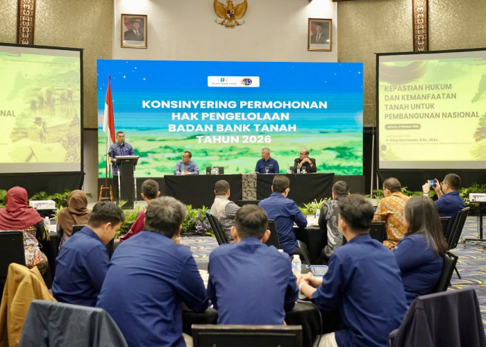  Konsinyering HPL Badan Bank Tanah, Wamen Ossy Ingatkan Soal Ini