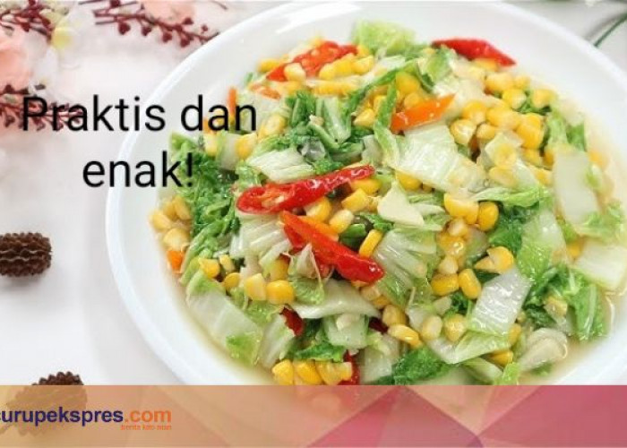 Resep Membuat Oseng sawi jagung manis