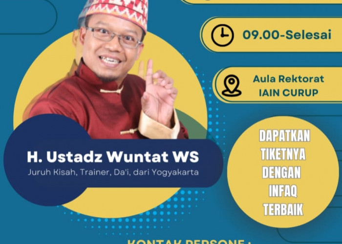 Yuk Ikuti Workshop dan Seminar Literasi Nasional 'Mahir Berkisah' Hadirkan Ustadz Wuntat dari Yogyakarta