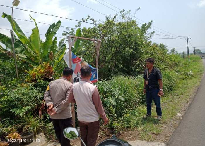  Bawaslu Kepahiang Mulai Lakukan Pengecekan APK di Sejumlah Titik wilayah Kabupaten Kepahiang