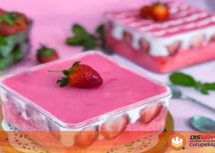 Resep Strawberry Oat Dessert Box,