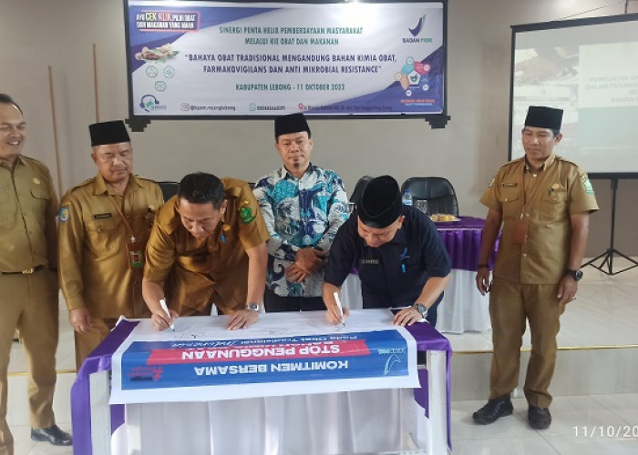 Edukasi Akan Bahaya  BKO, BPOM Lebong Gandeng Stakeholder 