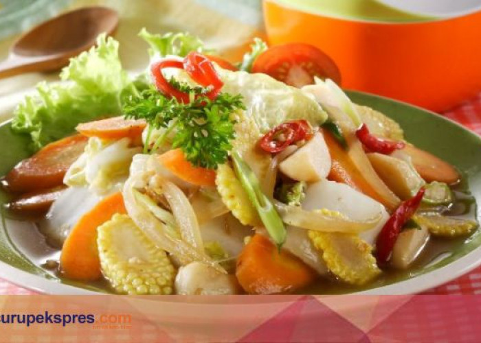 Menu Sehat Oseng Sawi putih Dan Jagung Manis