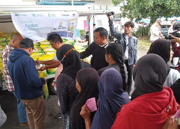 Operasi Beras Murah Digelar di Rejang Lebong, Harganya Dibandrol Rp 55 Ribu/5 Kg