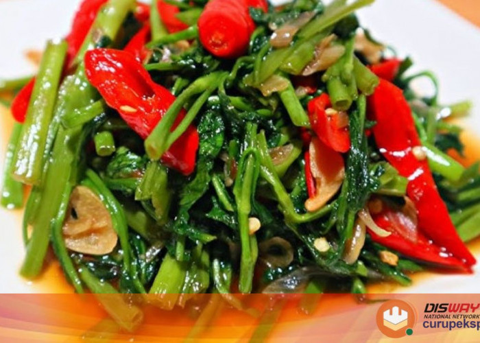 Menu Masakan Sederhana : Resep Tumis Kangkung Saus Tiram