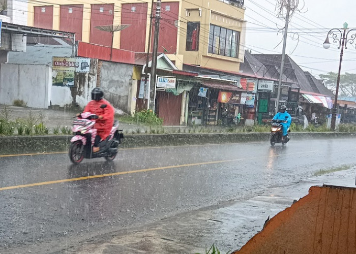 Walaupun Kemarau, Rejang Lebong Tetap Turun Hujan