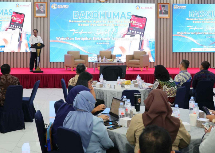  Sekjen ATR/BPN: Samakan Persepsi dalam Implementasi Sertipikat Elektronik