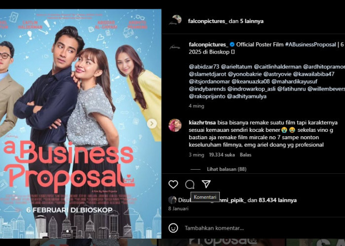 Sepi Penonton, Film A Business Proposal Turun Layar