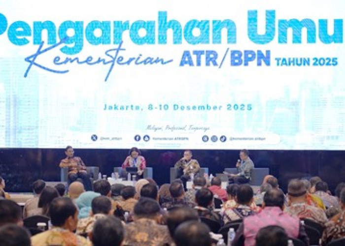 Sekjen ATR/BPN Beri Pengarahan Umum di Rakernas 2025, Bahas Soal Ini
