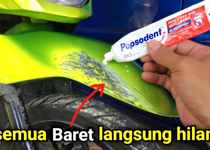 Cara Menghilangkan Baret di Motor dengan mudah