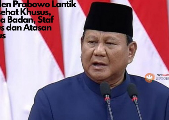 Presiden Prabowo Lantik Penasehat Khusus, Kepala Badan, Staf khusus dan Atasan Khusus