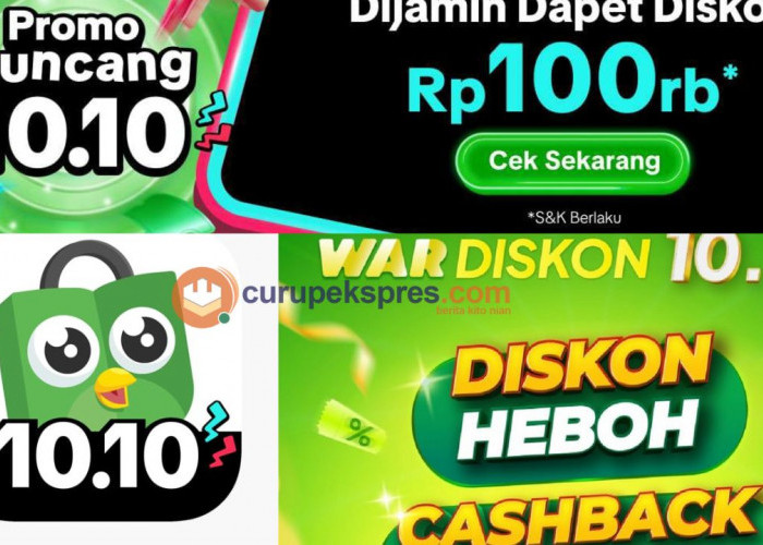 Promo Guncang 10.10 Tokopedia Tawarkan Diskon dan Cashback Menarik